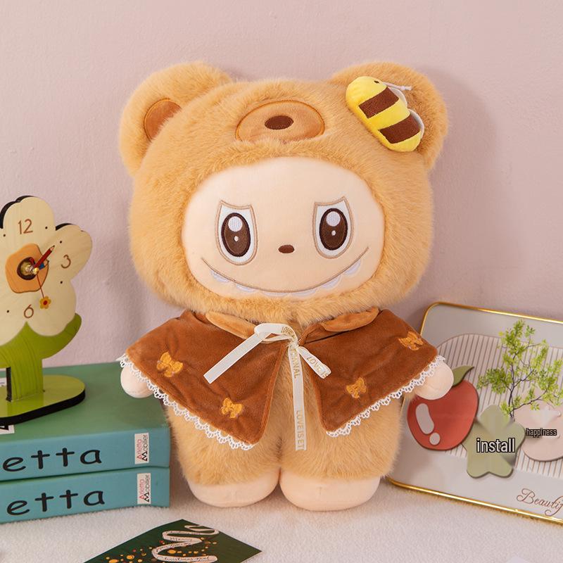 

Очаровательная кружевная накидка La-Bu-Bu плюшевая игрушка кукла - Идеальный подарок для обнимашек 26cm 0.13kg