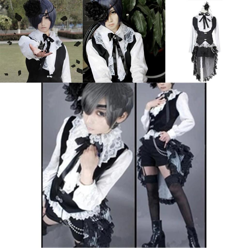 Exquisites Black Butler Ciel Phantomhive Cosplay Kostüm mit perfekten Nähten