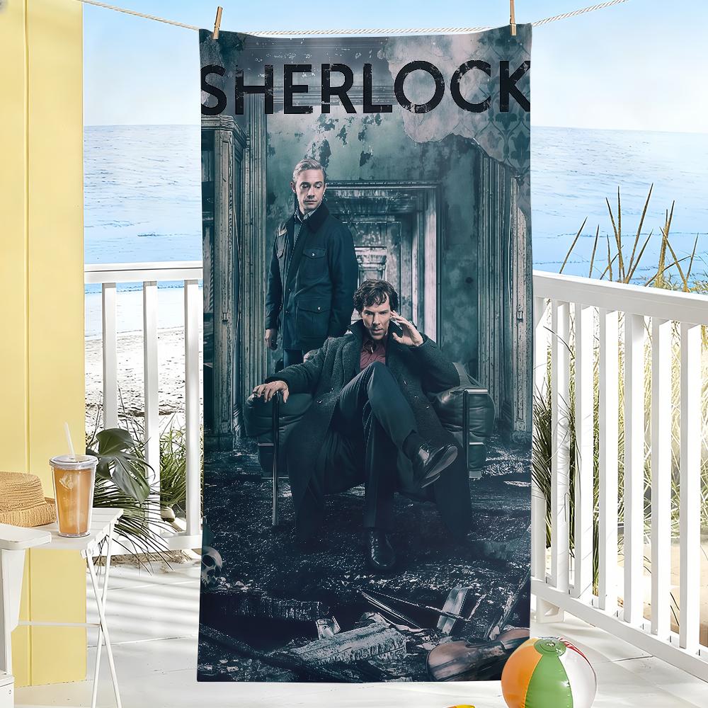 TV Show S-Sherlock-S Towel Sports Quick Dry Travel Camping Gear Sandproof Soft Light Large Beach Towel
