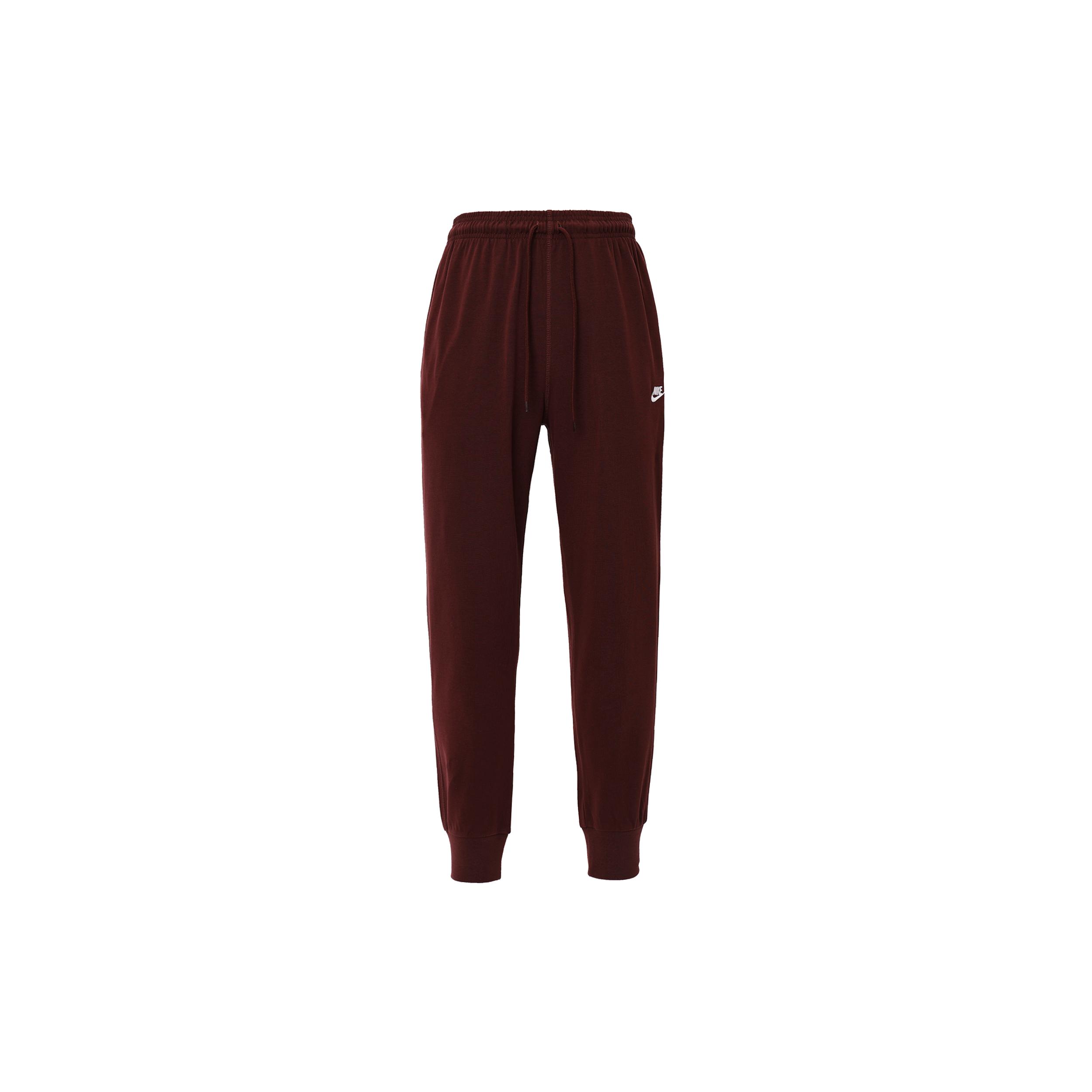 

New Nike Club Casual Pants Men s Vibrant Burgundy Wine Red FQ4331-652 S
