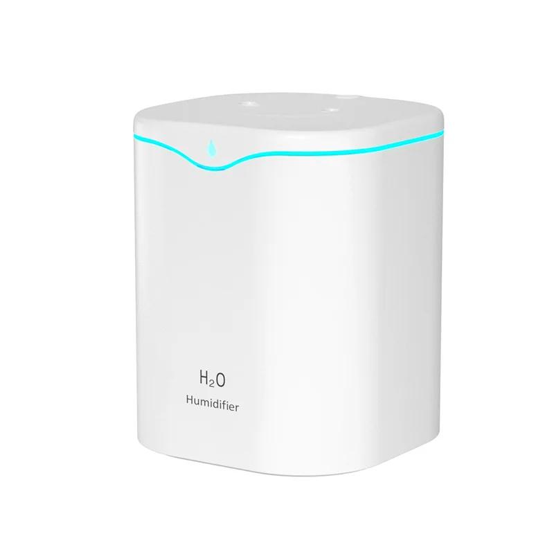 

2000ML USB Air Humidifier Double Spray Port Essential Oil Aromatherapy Humificador Cool Mist Maker Fogger Purify for Home Office белый