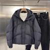 Зимний новый теплый пуховик, мужская корейская версия с волнистой горизонтальной линией, утолщенная куртка-пуховик из белого утиного пуха, куртка, хлопковая куртка