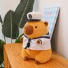 Cartoon Navy Sailor Capybara Doll Capybara Shape Animals Plush Toy  Toy Gift