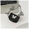 Fashionable Unique Butterfly Decorated Shoulder Bag For Women 2024 Spring New Cross Saddle Armpit Bag