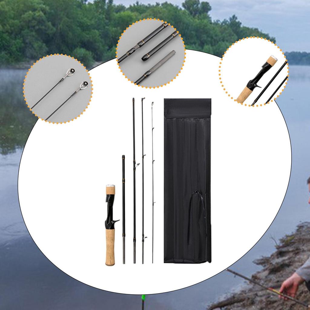 Fishing Rod Fishing Tool Lure Rod Travel Fishing Pole for Lure Fishing Pike