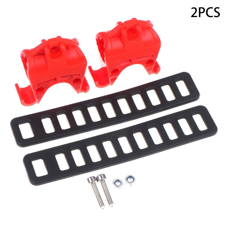 

2Pcs Universal Car Bike Rack Roof Mount Clamp Bracket Anti-Slip Sturdy Car Roof Bike Holder Fixture For Car Bicycle Carrier красный