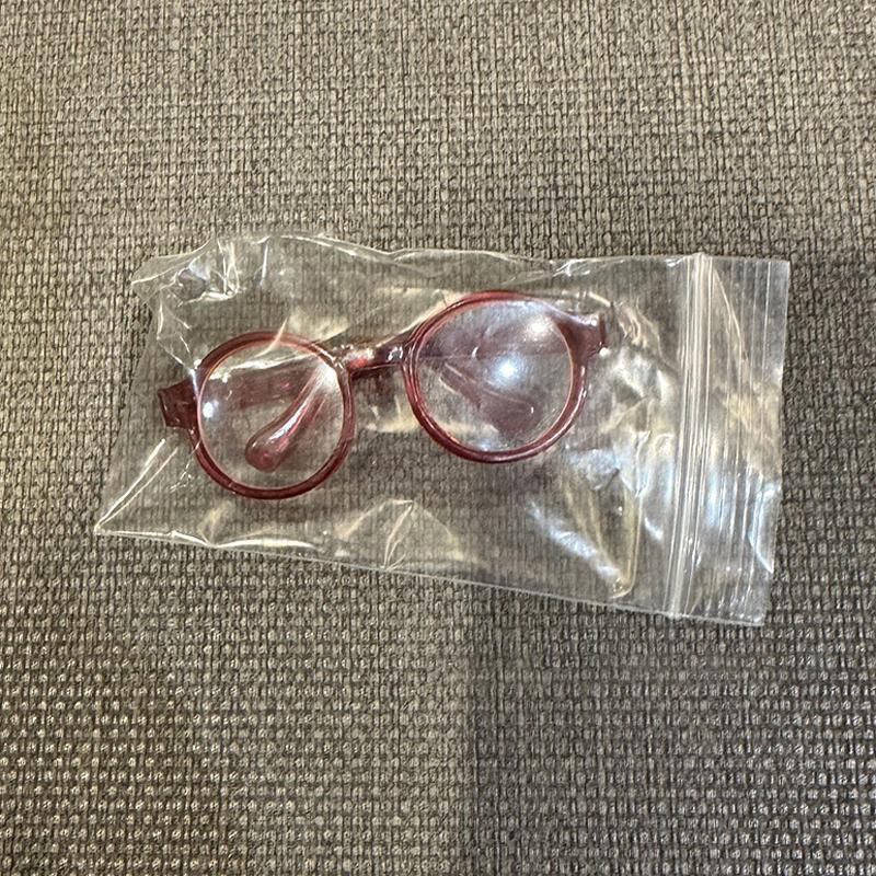 

1 Piece Diy Accessories Transparent Plastic Glasses For 10Cm Cotton Doll And 17Cm Plush Doll Sunglasses