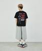 SCALLYWAG [Ryu Jeong-Ran × Skelly Wung] Pull Up Crop T-Shirt [Black]