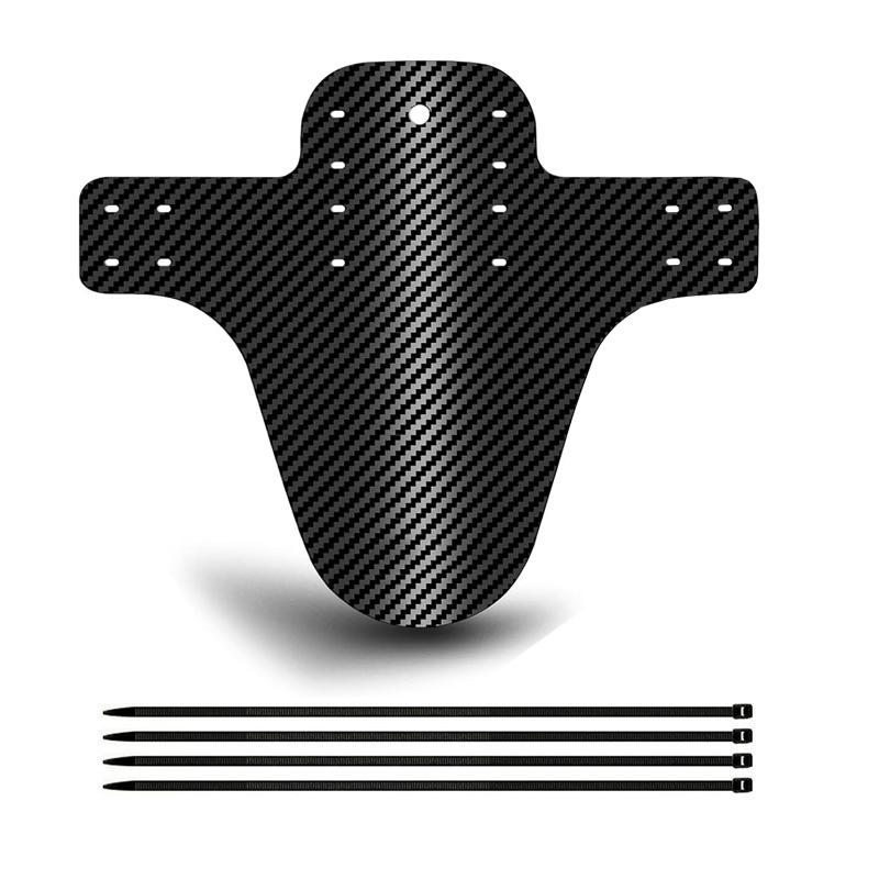 1~10pcs Bicycle Fender Mountain Carbon Pattern Bike Mud Guard For Front Rear Wheel Mudguard Ultralight Cycling MTB Fender