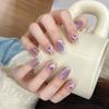 Cat Eye Aufklebenägel Schmetterling Quadratisch Acryl Falsche Nägel Wiederverwendbare Aufklebenägel für DIY Nailart Maniküre Dekorationen