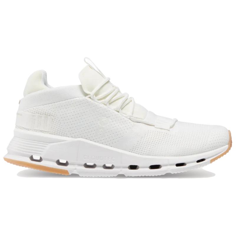 On Running Cloudnova Undyed White (Womens) Women Sneakers Gum 77.98486