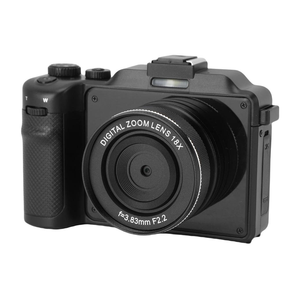 5K Digital Camera HD 80MP WiFi Front Rr Lens 18X Digital Zoom Vlog Camera Anti Shake with Hand Strap for Photography Video