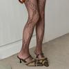 White Socks Women Sexy Fishnet Stockings Femme Summer Thin Flower Mesh Pantyhose Elastic Slimming High Waist Hollow Out Tights