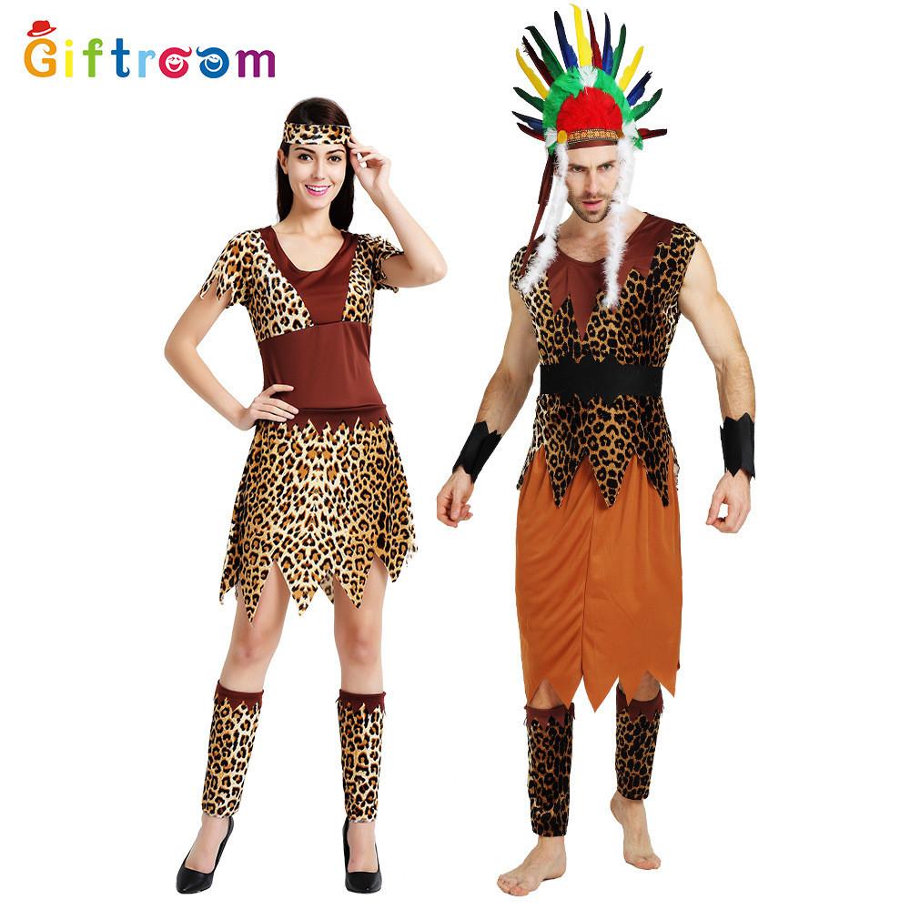 Couples Colorful Costume Suitable For Halloween Events Ideal For Performances Stage