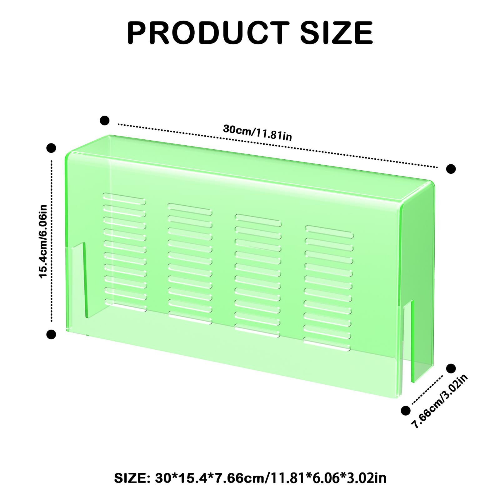 

Acrylic Dust Cover for Switch 2 Game Console Dustproof Waterproof Transparent Protector Shell Hard Covers for Gaming Station зелений