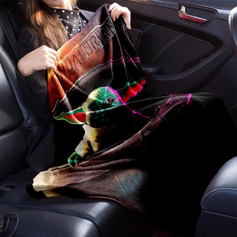 1pc Star Wars Printing Blanket - Soft, All-Season Throw for Office Blanket, Personalized Gift with Adorable Cartoon Design