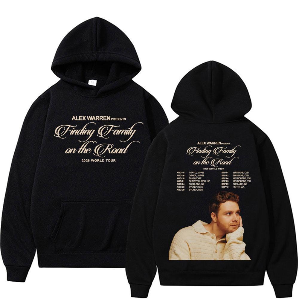 Alex Warren Album Song Titles Music Merch Hoodies Men Women Fashion Retro Long Sleeve Pullovers Winter Casual Fleece Sweatshirts