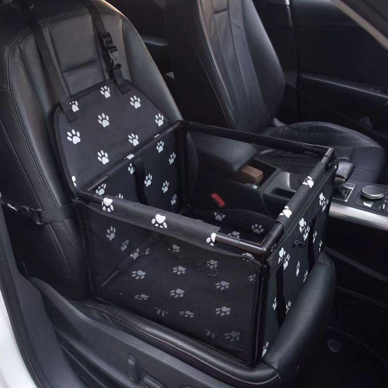 Wasserdichte Netz-Hundeautositzmatte - Einzelne Rückreihe, Schmutzabweisend, Verstärkt mit Korb.