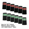 10Pcs Tough Golf Ferrule Lightweight Compact Glitter Design Golf Iron Ferrule for Sport