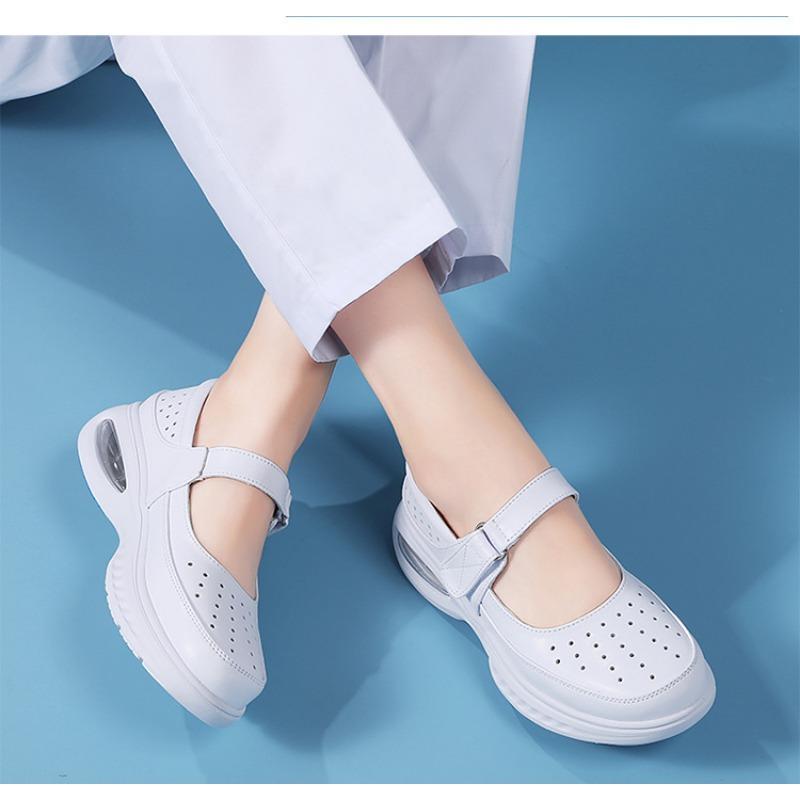 The New Nurse Shoes Are Comfortable Soft-soled Anti-slip and Breathable Height-increasing Shoes