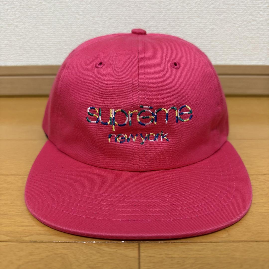 

[USED] Supreme Twill Classic Logo 6-Panel 17ss