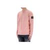 Stone Island Solid Logo Knit Long Sleeve Sweater Men sweater Pink 7715543C1-V0083