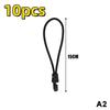 10/50Pcs Bungee Cord With Hooks High Elasticity Expander With Hooks Rubber Tensioner With Hooks For Camping Tarpaulin