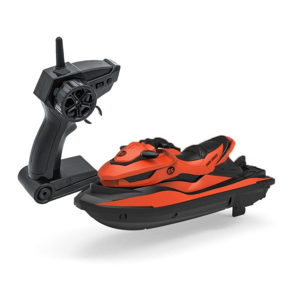 Jet Ski High-Speed Rc Motorboat Plastic 2.4g Wireless Speedboat  Home Decor