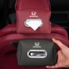 CVX5  PU Leather Car Interior Tissue Box Seat Back Organizer For Honda CR-V Accord Civic HR-V Pilot Odyssey Fit Jazz Vezel CITY Freed