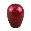 Sakan Car Shift Knob Cylinder Shape 5.6*4.2cm Carbon Red