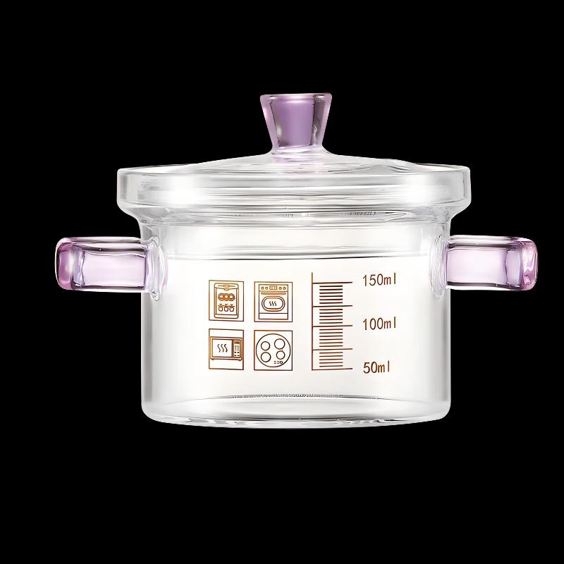 

Chuidahuang Mini Glass Stew Pot
