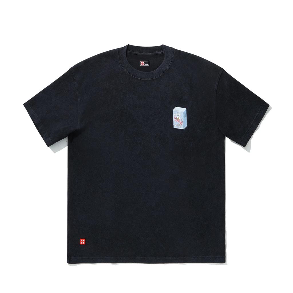 Li Ning Letter Print Round Neck Breathable Short Sleeve T-Shirt Unisex Tops AHSUE55-2