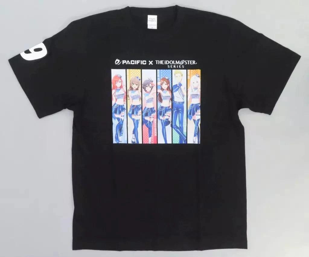 Pacific Racing Team x Idolmaster Racing Project Collaboration T T-Shirt Black XL V S