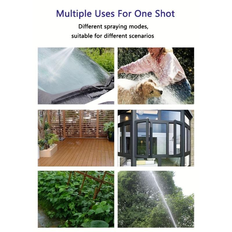 1-teilige Hochdruck-Autowaschdüse, Mehrzweck-Garten-Düse mit verstellbarer dicker Stange und verkupfertem Kopf, universell 3/4 Zoll und 1/2 Zoll