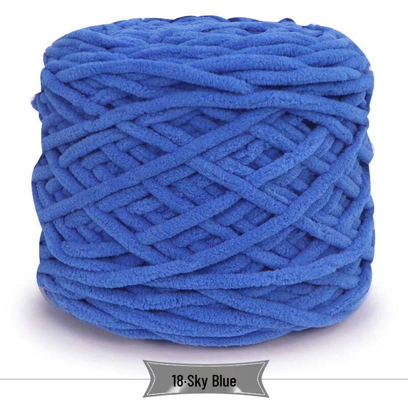 3.3 Große Eiswollknäuel für handgestrickte Häkelschuhe & zum Weben von Schals - Dicke Wolle für Damen & Herren