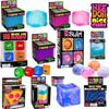Schylling Nee-Doh Nice Cube Giocattolo Sensoriale Morbido, Cubo Fidget da Spremere per Alleviare lo Stress, Regalo Colorato per Bambini e Adulti