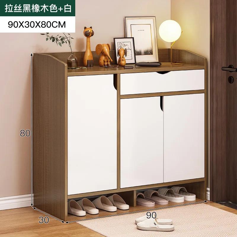 Multi Layer Simple Wooden Shoe Rack Vertical Storage Organizer Cabinet Hallway Shoe Rack Minimalist Armario Zapatero Furniture