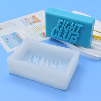 Fight Club Seife Silikonform Rechteck Bad Bombe Lotion Bar Herstellungszubehör Moule Savon Molde Jabon Kuchen Kastenform Zubehör