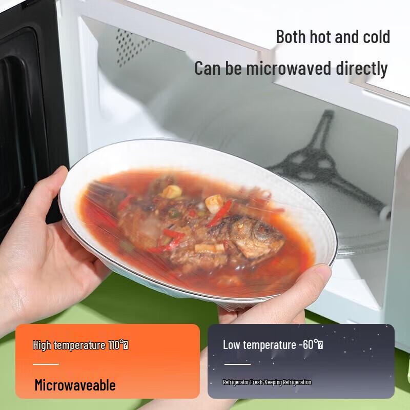 Meiliya Elastische Lebensmittelabdeckungen, 100 Stück Box