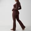 Cross-border Cotton-Modal Nude Yoga Suit: High-Waist Long Sleeve Fitness & Casual Sportswear Set