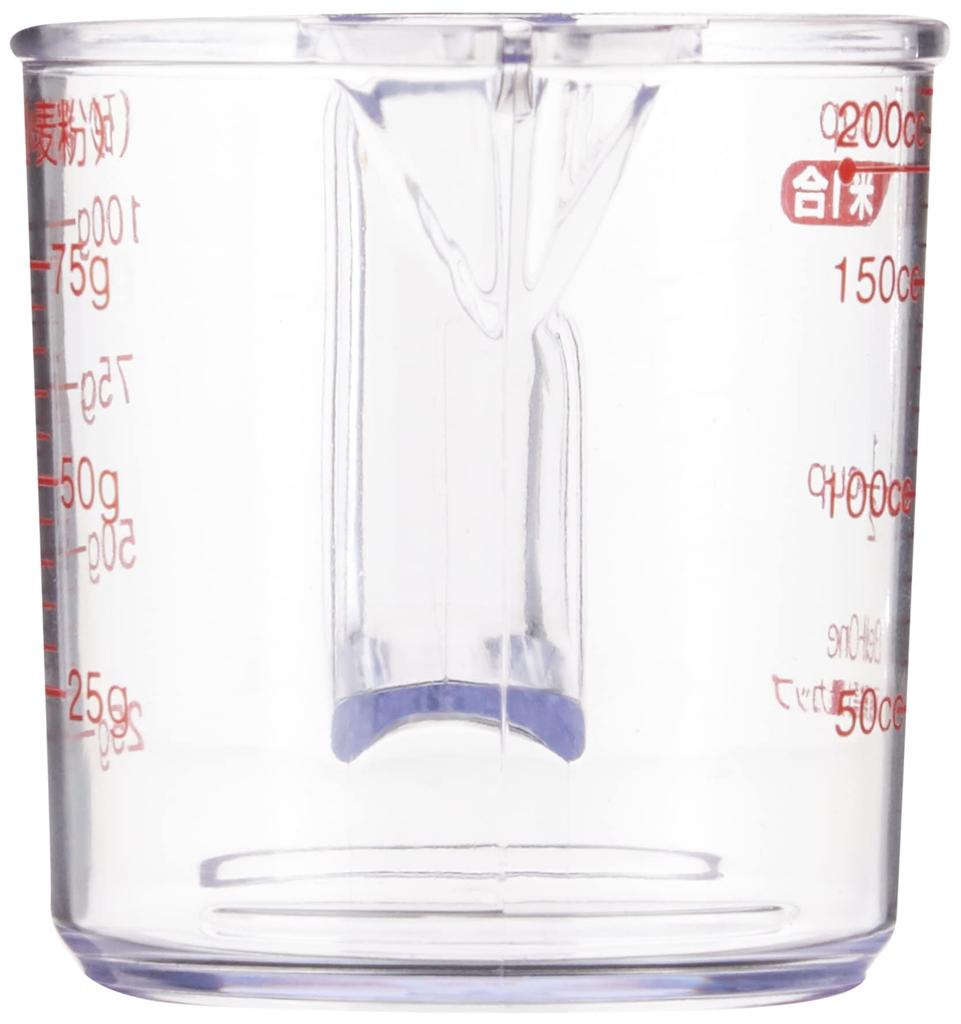Asvel Heat-Resistant Measuring Cup R200 Natural 200cc