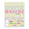 Summer Fruit Nail Art Stickers: Lemon, Strawberry, Peach Decals with Self-Adhesive
