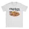 Men's T-Shirt Chicken Nuggets Novelty 100% Cotton Tee Shirt Short Sleeve  T Shirt Round Neck Clothes Plus Size