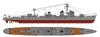 Pit Road 1/700 Japanese Navy Asashio-class destroyer Asagumo with new equipment parts