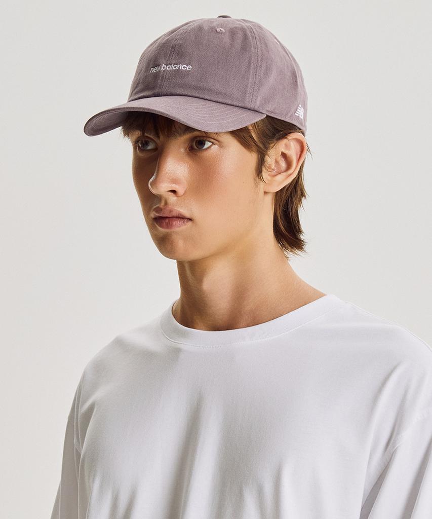 Nyuballanseu Nbgdgf1102 / Letter Logo Ball Cap (Purple)