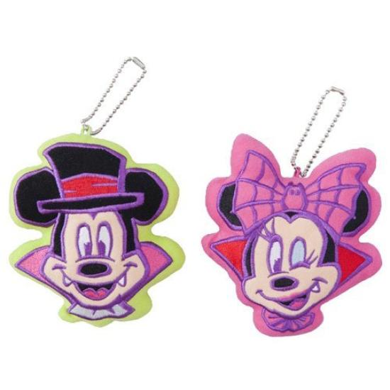 

Disney Halloween 2014 Mickey Mouse Minnie Mouse Plush Badge Set Disney Resort [Tokyo Limited]