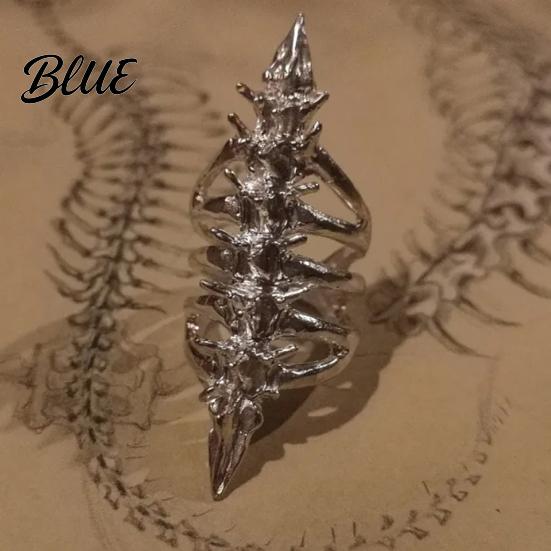 Durable Ring Finger British Gothic-Style Skeleton Shape Non-fading Band Scratch