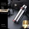 Thermos Kettle, Outdoor Large-Capacity Thermos Cup, Portable Car Water Bottle for Men and Women, Construction Site Household Anti-Fall Thermos Bottle
