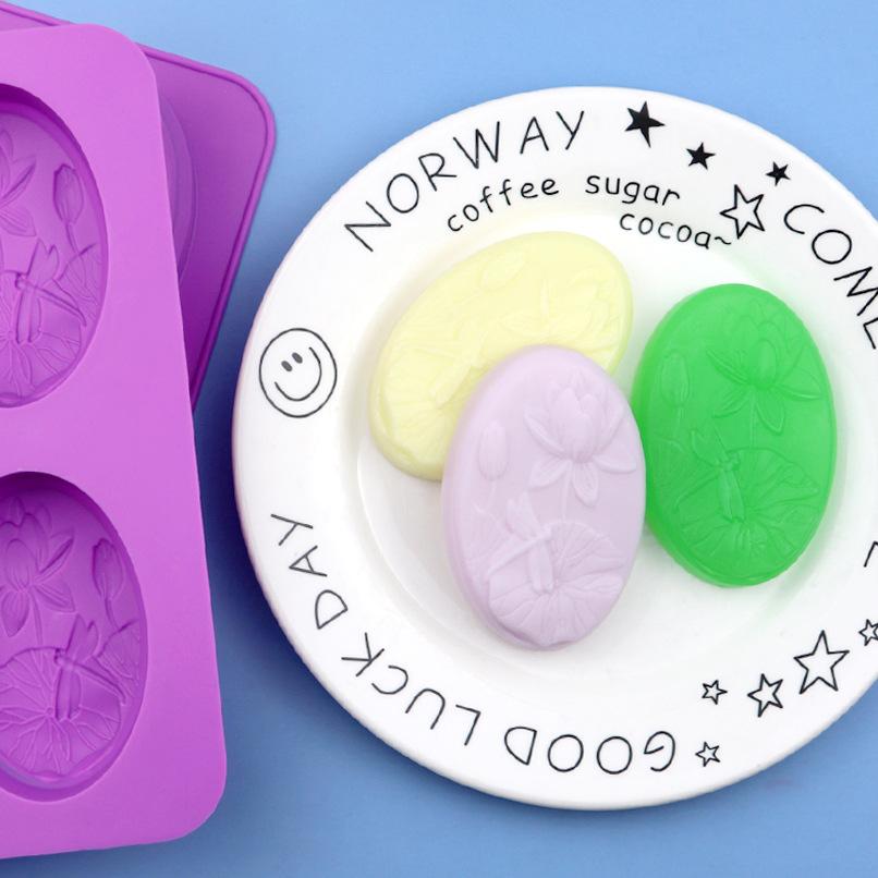 Handmade Soap Mold,Patterned Silicone Mold, Aromatherapy Plaster Mold,Cold Process Soap Mold,High-Temperature Resistant Food-Grade Silicone Cake Mold