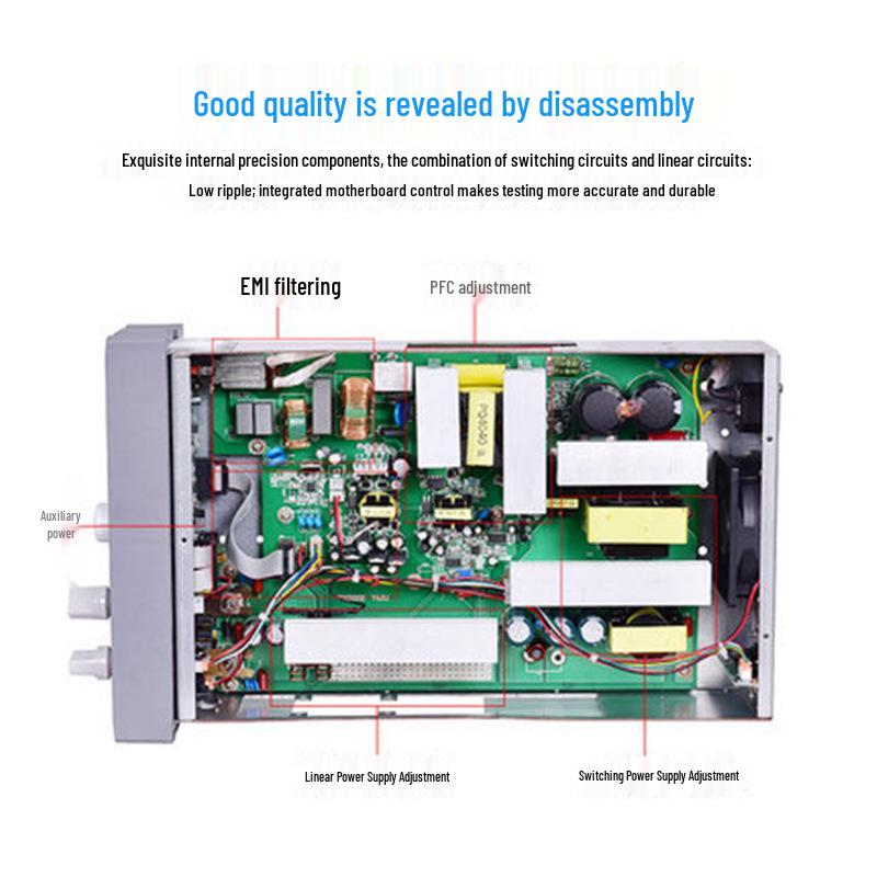 Programmable High-Precision Power Supply with Color Screen (30V/20A, 60V/10A, 15V/60A)